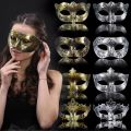 Topeng wajah mata wanita pria dewasa pesta party tahun baru ulang tahun motif karakter wolf aesthetic estetik lucu warna polos. 