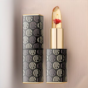 Meiyantang myg ไม่จางหายและไม่ติดถ้วยลิปสติกกลีบดอกไม้ ลิปสติกให้ความชุ่มชื้นเปลี่ยนอุณหภูมิโปร่งใส ให้ความชุ่มชื้นกันน้ำติดทนนาน