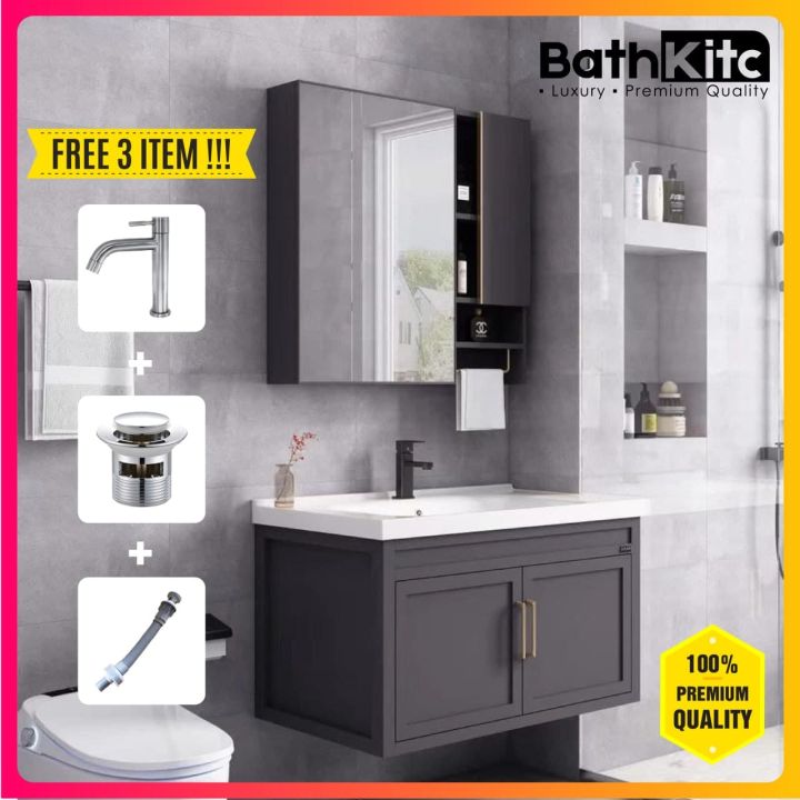 BATHKITC Luxury & Modern Design Bathroom Basin Aluminium Basin