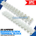 Terminal Block 12 way Barrier Screw Terminal wire connector Terminal Strip 30A 20A 10A 80A 100A. 