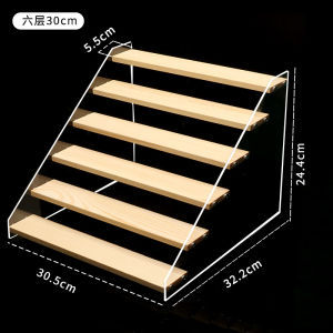 (Free screws)30cm/50cm 2-7 layers Acrylic display stand display stand Bubble Matt doll ladder-type transparent two-dimensional hand-made model rack customization