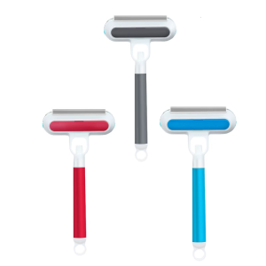 Pet Hair Remover Squeegee Glass Cleaner with Soft Silicones Scrapers for Mirrors Tile Shower Door