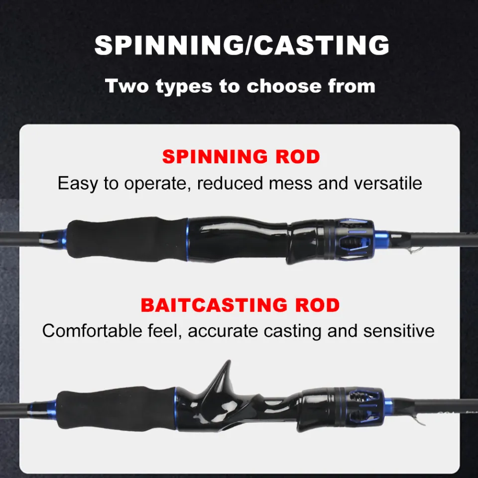 DAIWA Fishing Rod 1.65m/1.8m/2.1m Carbon FRP Spinning Casting Rod