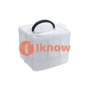 I know Desk Organiser Three Layer Storage Box Tape Storage Box Toy Storage Box Washi Tapes Organiser