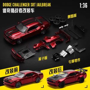 CCA 1:36 Diecast Alloy Car Dodge Challenger SRT Jailbreak ALLOY CAR MODEL DIECAST CAR 1/36 Toys For Boys Car Toys