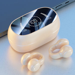 M47 Ear Clip Bluetooth Earphones Tws 5.3 Noise Reduction Bone Conduction Bass Sports Headphones
