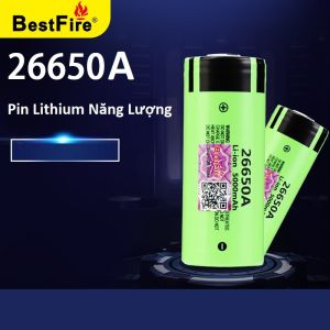 Bestfire 26650 A 5000mAh 3.7V pin lithium có thể sạc lại ánh sáng câu cá ánh sáng mạnh đèn pin chuyên dụng