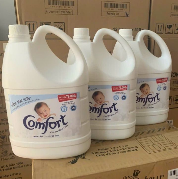 Nước xả vải Comfort công nghệ Thái Lan can 3.8L Công thức đậm đặc mới ...