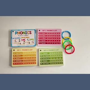 English Phonics Phonics Flash Cards flashcards Root Phonics Learning Word Cards