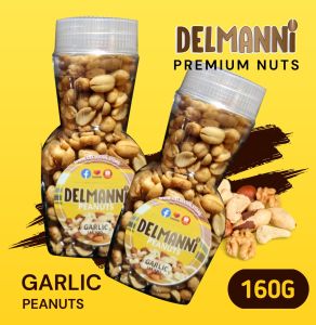DELMANNi GARLIC | SPICY | SWEET PEANUTS 330G/160G Jar