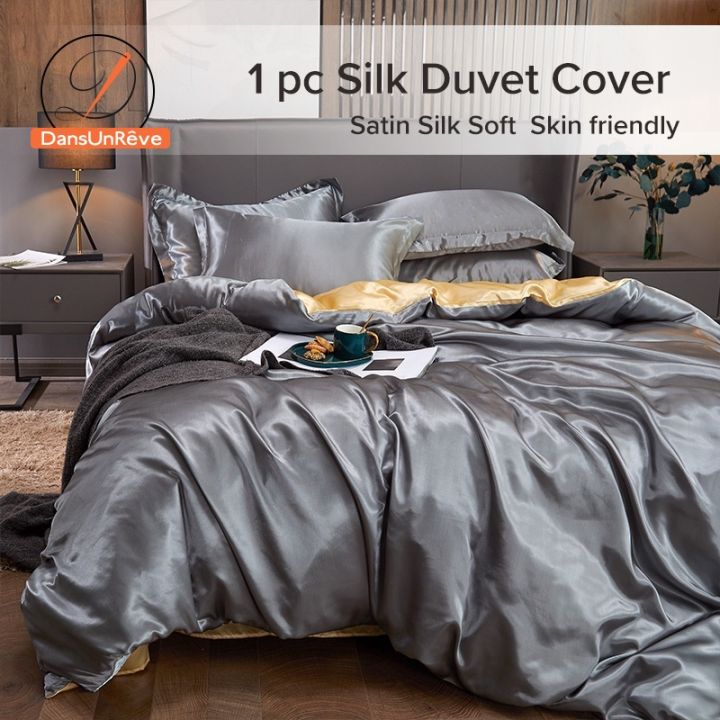 Plain Silky Soft Duvet Cover Set
