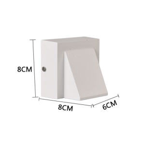 LED Simple Outdoor Waterproof Wall Lamp Courtyard Balcony Garden Corridor Stairway Wall Light