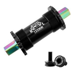 BLACKON Ceramic MTB Crankset Part Titanium Alloy Bike Axle Thread Kit Bicycle Bottom Bracket Ceramic Axle Bicycle BB Bike Crankset Shaft