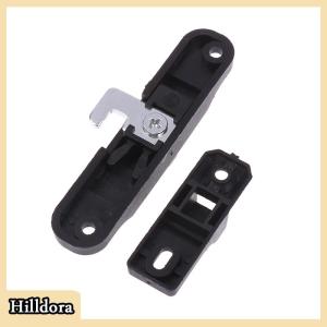 [Hilldora] กลอนล็อกประตูบานเลื่อนแบบดึง1ชุด ตะขอล็อกหน้าต่างกันขโมยอุปกรณ์ล็อคหน้าต่างแบบผลักดึงอเนกประสงค์