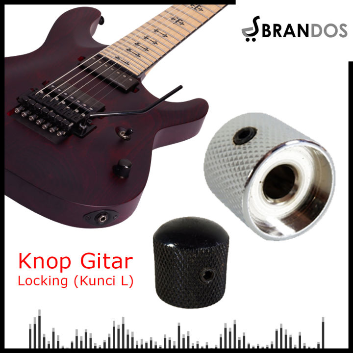 Knop Gitar Elektrik Listrik Model Locking Lock Besi Electric Guitar ...