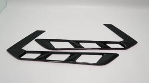 Cornerr 2PCS Carbon Fiber For Corvette C8 Coupe Z51 Z06 2020-2025 Exterior Car Rear Roof Engine Window Side Hatch Vent Panel Cover Trim 9R3H1