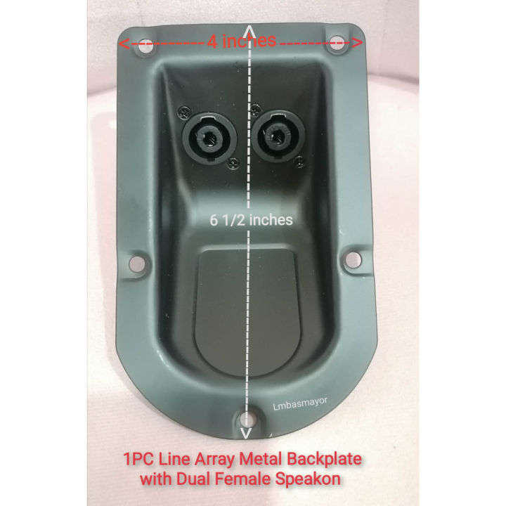 Line Array Metal Backplate with Dual Female Speakon | Lazada PH