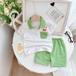Bộ Quần Áo Trẻ Em Minky Mom Vải Cotton Cổ Polo Phối Màu Dễ Thương Áo Có Túi Cho Bé 0-8 Tuổi Mặc Đi Chơi Đi Học TN-IN144