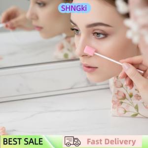 SHNGki 100pcs Disposable Oral Care Sponge Swab Tooth Cleaning Stick Soft Dental Foam Swabs for Patient Elderly Hospital Use