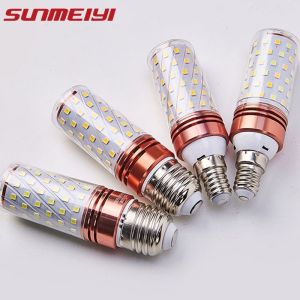 E27 LED Lamp 220V LED Bulb SMD2835 E14 LED Light Corn Bulbs Spotlight 3 Colors bombilla LED Candle Bulb Home Energy Saving Light