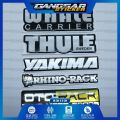 Emblem timbul roof box mobil / stiker roof box / emblem thule / emblem yakima / emblem whale carrier. 