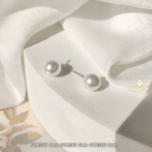 Bông tai nữ chuôi bạc 925 Eleanor Accessories khuyên tai nụ ngọc trai nhân tạo phụ kiện trang sức 3364