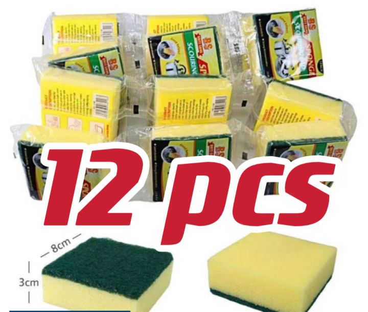 Goodluck%20sponge%2012pcs%20Dishwashing%20Sponge%20Block%20Magic%20Sponge%20waist%20type%20Cleaning%20accessories%20Scourers%20-%20Image%203