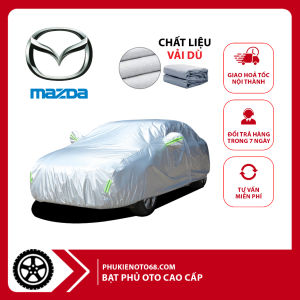Bạt phủ xe ô tô 3 lớp thông minh vải dù oxford cao cấp áo trùm bảo vệ xe mazda cx5 che nắngnóngmưa