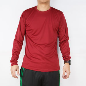 Portmanเสื้อคอกลมแขนยาวผ้ากีฬา ผ้าไมโครไฟเบอร์ เบาสบาย แห้งไว ใส่ทำงาน เท่ห์มาก