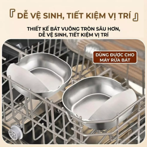 Khay Gác Vá Súp Inox 304 Đa Năng Giá Đỡ Muỗng Đũa Kẹp Gắp Khay Hứng Nước Spoon Rest Nhà Bếp