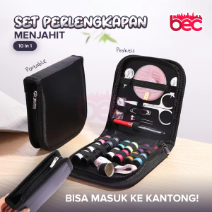 [BEC] Set Alat Jahit Dompet Travel / Kotak Set Peralatan Jahit Portable / Set Alat Jahit 10 PCS / Needle Travel Sewing Box