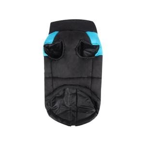 Winter Dog Coats Color Blocking Windproof Dog Snowsuit Dog Coat Doggie Jacket Puppy Outfit Easy to Wear