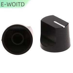 【E-WOITD】 5ชิ้นลูกบิดปากเป็ด19x16มมโพเทนชิโอมิเตอร์เบคิไลต์ลูกบิดฝาครอบตัวเข้ารหัสสวิตช์รูปดอกไม้รู6มม