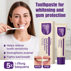 Whitening Toothpaste Stain Removal Toothpaste for Coffee Tea Stains Gum Protection Toothpaste Fresh Breath Toothpaste Dental Care Toothpaste Enamel Safe Toothpaste Daily Use Toothpaste Brightening Toothpaste Plaque Prevention Toothpaste