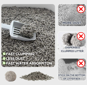 SG Tofu Cat Litter Natural Cat Litter Clumping Cat Litter Flushable Kitty Litter Dust Free Cat Litter Unscented Ultra Odor Control Cat Litter Low Tracking Biodegradable Pellets Multi-Cat