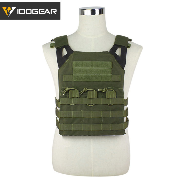 IDOGEAR Plaque Balistique Factice pour AVS JPC Plaque Carrier Tactical Vest Army