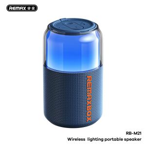 REMAX RB-M21 TWS PORTABLE WIRELESS BLUETOOTH V5.4 SPEAKER with RGB LIGHTING MODE