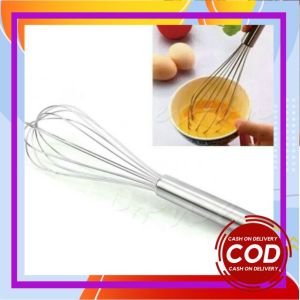 Pengocok Telur Mini Manual Egg Beater Hand Mixer Stainless Steel Whisker Alat Kocok Adonan Kue