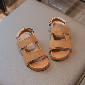 Children Sandals for Girls Suede Summer Open Toe Fashion Korean Style Comfortable Soft Sole Casual Baby Boys Beach Shoes J05266