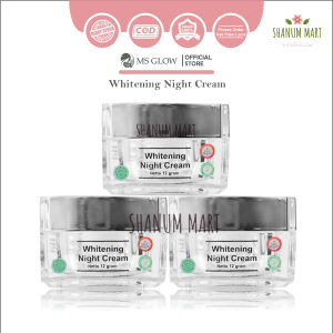 MS Glow Whitening Night Cream - MS Glow White Cell DNA Night Cream - Cream Malam - Whitening Cream