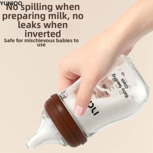 Glass Baby Bottle Anti-flatulence 80/160ML Infant Milk Bottle Silicone Nipple Food Grade Newborn Feeding Bottle Toddler2026