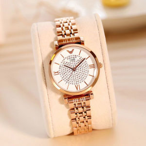 jam tangan wanita Jam Tangan Wanita Original Asli jam Tangan Wanita Dewasa Jam Tangan Wanita Tahan Air jam tangan wanita 2022 terbaru Dress Watch Luxury Crystal Quartz Watch Wanita Jam Stainless Steel