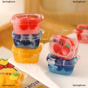 [COD] Springhooe 3pcs Dollhouse Mini Supermarket Plastic Sealed Fruit Combination Model Simulated Food Decoration