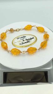 #SYADORA OVAL LIME ORANGE BRACELET SUASA