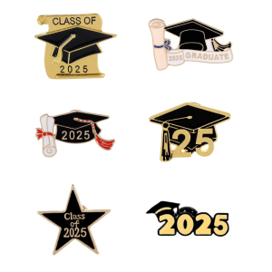 Stylish Graduate Caps Brooch Chic Graduate Hat Brooch Designed for Lasting Memories and Celebrations