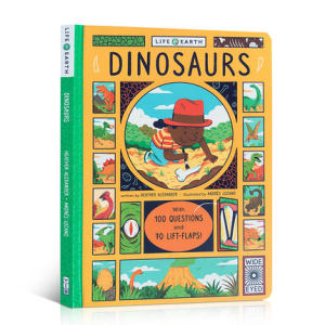 ชีวิตบนโลก: ไดโนเสาร์: ด้วยคำถาม100ข้อและ70ลิฟท์อวัยวะเพศหญิง! หนังสือนิทานโดยฮีเทอร์อเล็กซานเดอร์หนังสือภาษาอังกฤษดั้งเดิม