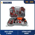 BỘ DỤNG CỤ MÁY KHOAN CẦM TAY HAKAWA HK-850 GỒM 88 CHI TIẾT SỬA CHỮA ĐA NĂNG  - HÀNG CHÍNH HÃNG - BẢO HÀNH 2 NĂM. 