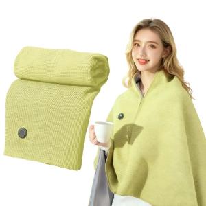 Transportable USB Heated Wrap Wrap Modifiable Temperature 3 Heat Configuration Soft Thin Wearable Throw For Women Inside Use