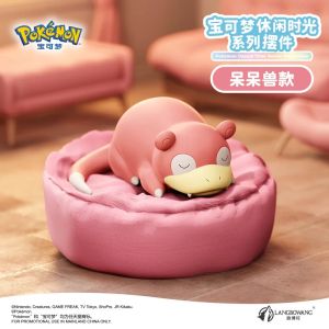 Pokemon Anime Action Figures Leisure Time Series Sleeping Position Ornament Pikachu Meowth Rowlet Model Toys Birthday Gift2026