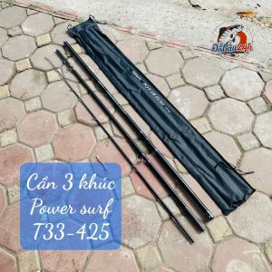 Cần Câu Lục Câu Biển 3 Khúc Power Surf T33-425 Chuyên Dùng Câu Xa Bờ Tải Cá 20kg